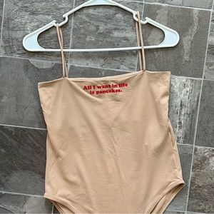 Cute Beige bodysuit from Zara